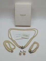 【値下げ】中古美品　VENDOME パールネックレス セット