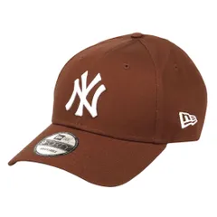 NewEra ニューエラ キャップ ニューヨーク・ヤンキース 9FORTY メンズ レディース 帽子 NY ロゴ ベースボールキャップ 野球帽 メジャーリーグ ブラウン