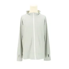 ☆ グレー×ホワイト ☆ 130-140cm ☆ ラフラッシュ キッズ 無地 ラッシュガード キッズ 長袖 無地 シンプル パーカー 夏 ジップアップ 110-120cm 130-140cm 150-160cm 海 プール 海水浴 UVカット 紫外線対策