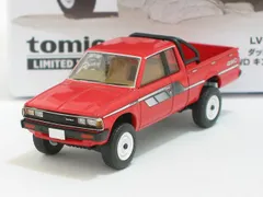 ダットサン トラック 4WD キングキャブ AD（赤）LV-N320b【トミーテック社1/64ミニカー】【トミカの時】
