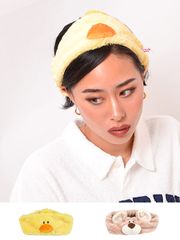 NICI ニキ ヘアバンド 洗顔 キャラクター かわいい ヒヨコ ベア レディース メンズ もこもこ ふわふわ 洗顔時 お風呂上り くつろぐ 部屋 NICI-1
