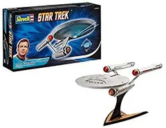 【中古】(未使用･未開封品)　ドイツレベル スタートレック 宇宙大作戦 1/600 NCC-1701 U.S.S エンタープライズ (TV版) プラスチックモデルキット GR04880 7z28pnbのサムネイル