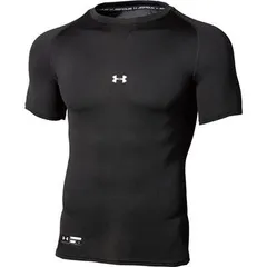 アンダーアーマー　半袖アンダーシャツ　メンズ　フィットアンダーシャツ　1358643　ブラック　★3200