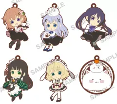 【中古】ストラップ(キャラクター) 全6種セット 「ご注文はうさぎですか?? トレーディングラバーストラップ」