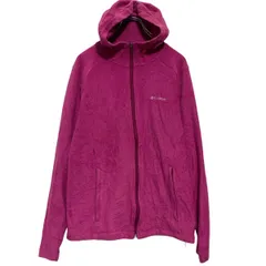 Columbia ジップアップ フリースジャケット L レディース ピンク コロンビア アウトドア 古着卸 アメリカ仕入 a609-5435