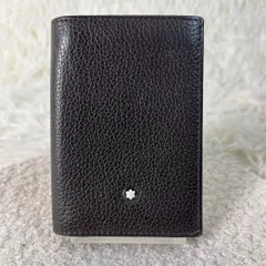 【新品未使用】Montblanc 黒 レザー 名刺入れ モンブラン(MONTBLANC) メンズカードケース・名刺入れ | 通販