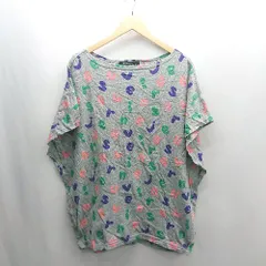 ◇ ⊂ mercibeaucoup, メルシーボークー 総柄 ノースリーブ サイズ1 グレー系 レディース E  【1502060001298】のサムネイル