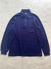 80's Wrangler "WRAPID TRANSIT" pile polo shirt