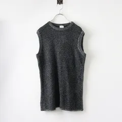 アーバンリサーチ ドアーズ URBAN RESEARCH DOORS 透かし編みノースリーブニット M ブラック/トップス【2400014459913】