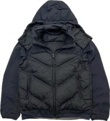 JOURNAL STANDARD ☆ 身頃に中綿◎ 腕可動◎ ダウンジャケット ダウンパーカー ブラック 黒 M メンズ 秋冬 ジャーナルスタンダード■ED280