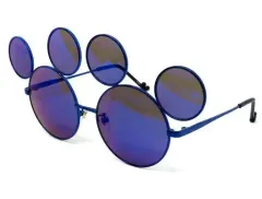 【中古】アクセサリー(非金属) ミッキーシェイプ(ネイビー) ファッション用サングラス 「ディズニー」 東京ディズニーリゾート限定