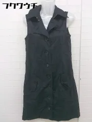 ◇ ◎ MACPHEE マカフィー TOMORROWLAND ノースリーブ 膝丈 ワンピース サイズ38 ブラック レディース  【中古】 【1112020009143】のサムネイル
