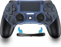 【最新バージョン】 P4 コントローラー 背面ボタン付き ワイヤレス コントローラー プログラム編集機能 1000mAh大容量 無線コントローラー Bluetooth接続 遅延なし TURBO連射機能 ジャイロセンサー機能 HD振動機能