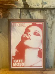 世界6000枚限定！！00年 Kate Moss Levi's 額付 ポスター 世界6000枚限定！！00年 Kate Moss Levi's 額付 ポスター - メルカリ