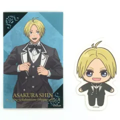 【中古】シール・ステッカー 朝倉シン ステッカーセット 「セガ ラッキーくじオンライン TVアニメ SAKAMOTO DAYS」 F-3賞