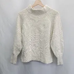 ◇ ⊇ green label relaxing カタアゼ ハイネック ニット 長袖 セーター トップス サイズ表記なし アイボリー レディース E  【1412090017421】