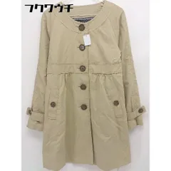 ◇ AS KNOW AS アズノゥアズ 長袖 コート サイズ38 ベージュ系 レディース 【中古】 【1105060008009】