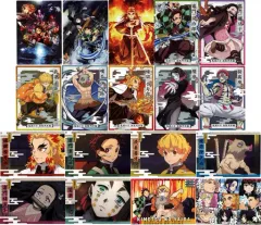 【中古】ポスター 全18種セット 「ジャンボカードダス 鬼滅の刃 クリアビジュアルポスター ～無限列車編 其の壱～」