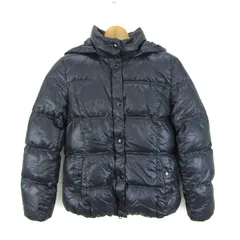 バックナンバー Letter ダウンジャケット ジャンパー アウター レディース Mサイズ ブラック系 BACK NUMBER 【中古】