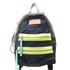 マークバイマークジェイコブス MARC by MARC JACOBS リュックサック ミニ バックパック ナイロン マルチカラー ネイビー 紺 /YM6 ■GY19
