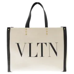 VALENTINO (ヴァレンチノ) VLTNプリント キャンバストートバッグ ベージュのサムネイル
