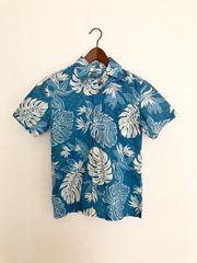 日本製　ハワイアンシャツ　Sサイズ　レギュラーカラー／デッドストック