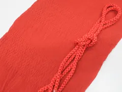 【一輝堂】【着物】和装小物　帯締め帯揚げセット　丸組　ちりめん　帯締　帯揚　25w04-5235