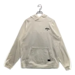 中古 メンズ キャロウェイ Callaway パーカー LL 白 ホワイト フリース地