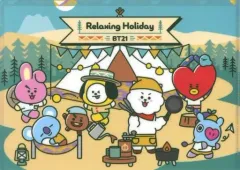 【中古】クリアファイル A4クリアファイル (メインビジュアル/横型) 「『BT21カフェ』 ～Relaxing Holiday～」