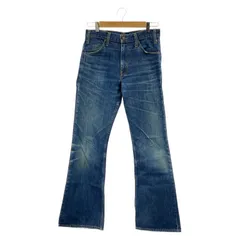 【中古】LEVI'S 646 刻印R 実寸79 復刻 オレンジタブ USA製 インディゴ デニム パンツ リーバイス[17]