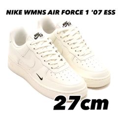 NIKE WMNS AIR FORCE 1 '07 ESS ナイキ ウィメンズ エア フォース 1 '07 ESS TRK3 SAIL/SAIL-BLACK hf1058-133 27cm