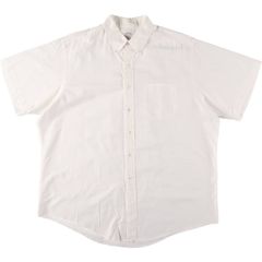 古着 80~90年代 ブルックスブラザーズ Brooks Brothers MAKERS 半袖 ボタンダウンシャツ USA製 メンズXL相当 ヴィンテージ/eaa557898
