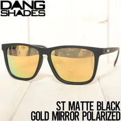 偏光サングラス DANG SHADES ダンシェイディーズ RECOIL POLARIZED SUNGLASSES ST Matte Black X Gold Mirror Polarizedのサムネイル