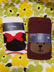 80㎝ 新品 ケーブルニットタイツ ミニー babyGAP