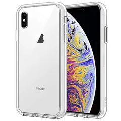 JEDirect iPhonexsmax ケース (6.5インチ専用iPhone Xs Max) 黄ばみなし 衝撃吸収 バンパーカバー 傷つけ防止 クリアバック (クリア) 1