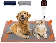 ホットヒーターカーペット ペット用 ペットヒーター 60*90cm 9段温度調節 4段タイマー機能 犬 猫 小動物用ヒーターマット ペットカーペット 猫 犬 小中型犬 カバー2枚付き 過熱保護