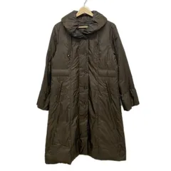 Leilian ロング丈ダウンコート　ブラウン　ダウン95% レリアン　防寒 38595642_1.jpg