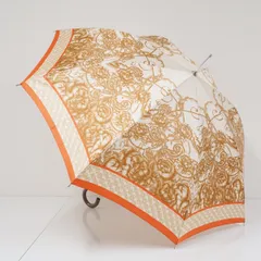 未使用 ゲラルディーニ 傘 モノグラム バイカラー 8本骨 雨傘 耐風 日本製 ゲラルディーニ》新品 バイカラー ロゴ柄 ジャンプ長傘 雨傘 8本