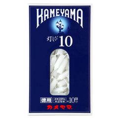 【大人気】カメヤマ ローソク 灯しび10 徳用 約225g ローソク 約10分