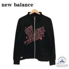 ☆美品☆ new balance ニューバランス ジップアップ パーカー センターロゴ レディース ブラック 0 901-771 送料無料