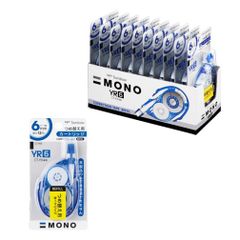 【人気商品】6mm モノYX用カートリッジ (CT-YX6 MONO 用つめ替え) 修正テープ 10個 トンボ鉛筆 CT-YR6-10P