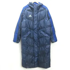 D■アディダス/adidas 中綿入りベンチコート JKT【O】紺/MENS/108【中古】