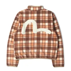 EVISU エヴィス ジャケット サイズ:40(L) ビッグ カモメ チェック フリースジャケット ブラウン系 アウター ブルゾン 上着【メンズ】のサムネイル