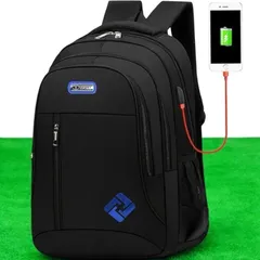 ビジネスリュック PC 大容量 リュック リュックサック メンズ レディース バックパック 通勤 通学 ジム 高品質 軽量 新品 新品 黒青