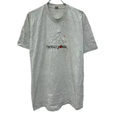 FRUIT OF THE LOOM 半袖 ロゴTシャツ XL グレー系 フルーツオブザルーム プルオーバー アメリカ製 90's 古着卸 アメリカ仕入 a707-5042のサムネイル