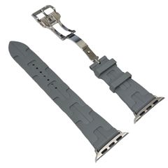 Apple Watch Hermès シンプルトゥール キリム ディプロイアントバックル 42mm グレー H0002591JGG 【中古】 12504K72