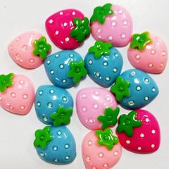 ぷっくり いちご　 イチゴ 　苺 　ストロベリー 　デコパーツ