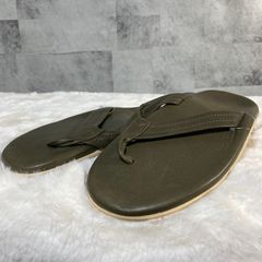 ハワイ製 ISLAND SLIPPER アイランド スリッパ レザー サンダル オリーブ 10