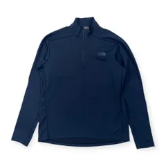 THE NORTH FACE ノースフェイス ハーフジップ ハイネック 長袖シャツ M/ネイビー レディース