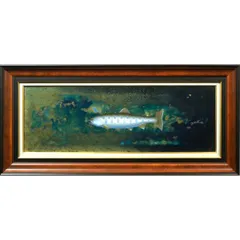油絵魚3 ニシンF6